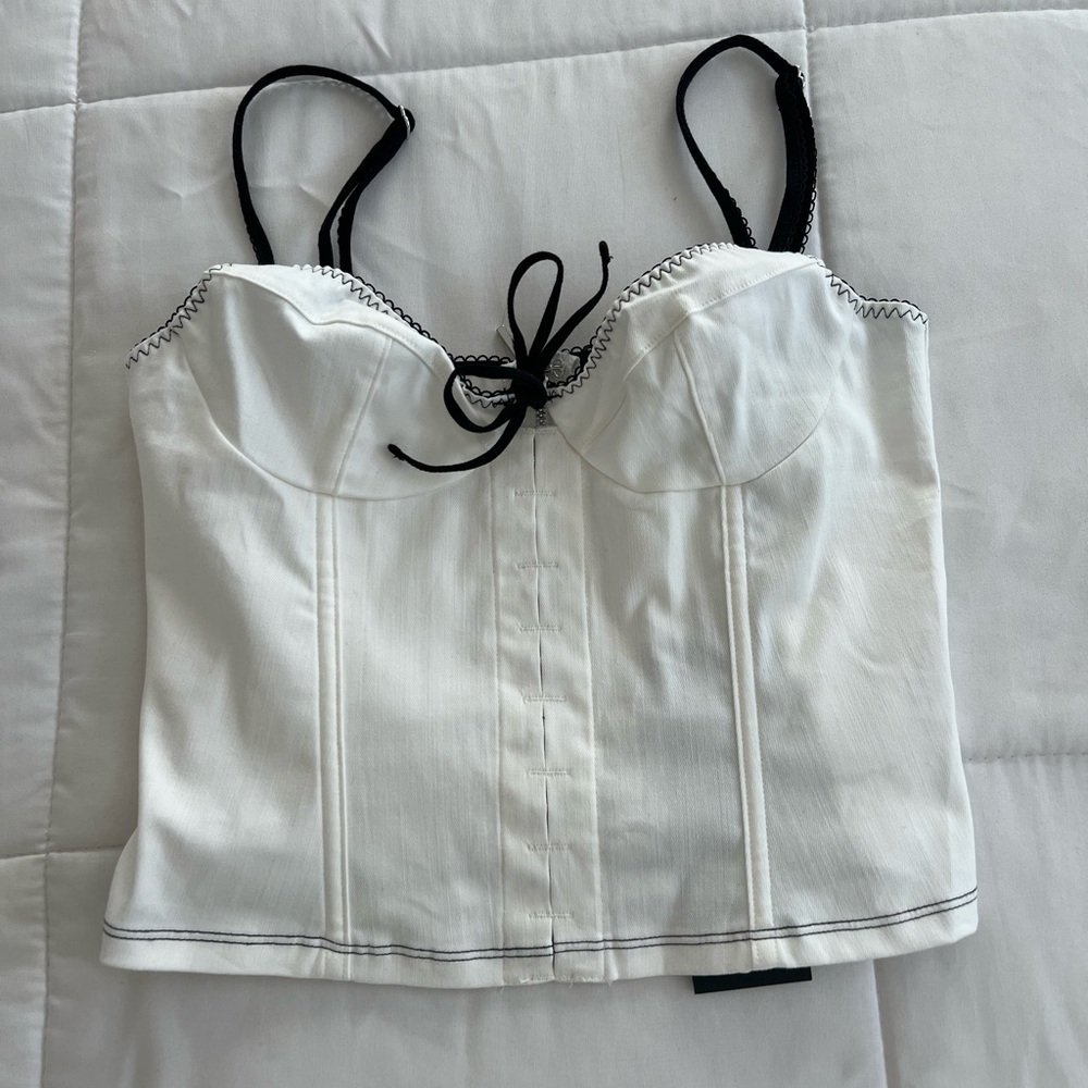 White Fox Corset NWT